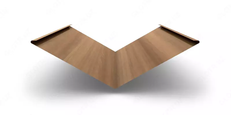 Планка ендовы нижняя 298х298х2000 (ECOSTEEL_T-01-Кедр-0.5)