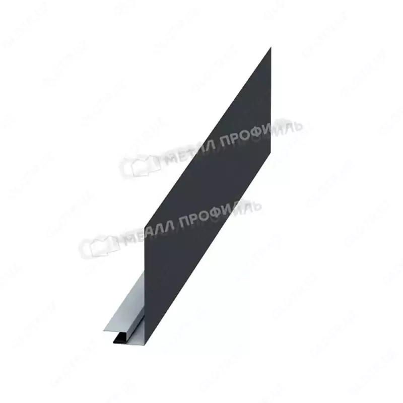 Планка карнизного свеса сложная 185х50х2000 (VALORI-20-Violet-0.5)