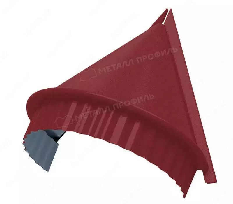 Заглушка конька круглого R80 конусная (VikingMP-01-8004-0.45)