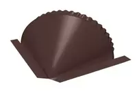 Заглушка конька круглого R80 конусная (VikingMP-01-8017-0.45)