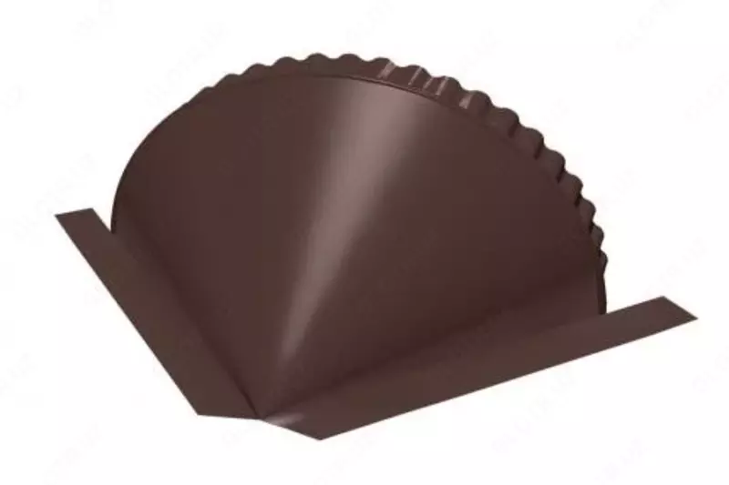 Заглушка конька круглого R80 конусная (VikingMP-01-8017-0.45)