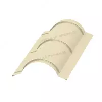 Планка конька круглого R80х2000 (ПЭ-01-1015-0.45)