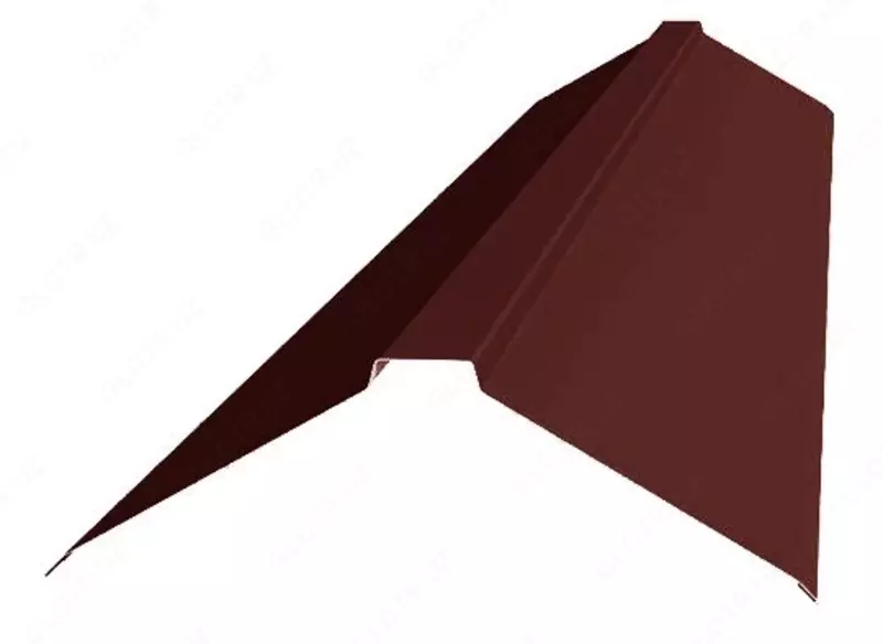 Планка конька плоского фигурная 115х115х2000 (ПЭ-01-8017-0.45)