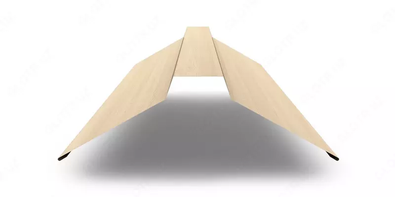 Планка конька плоского 120х120х2000 (ECOSTEEL_MA-01-Сосна-0.5)