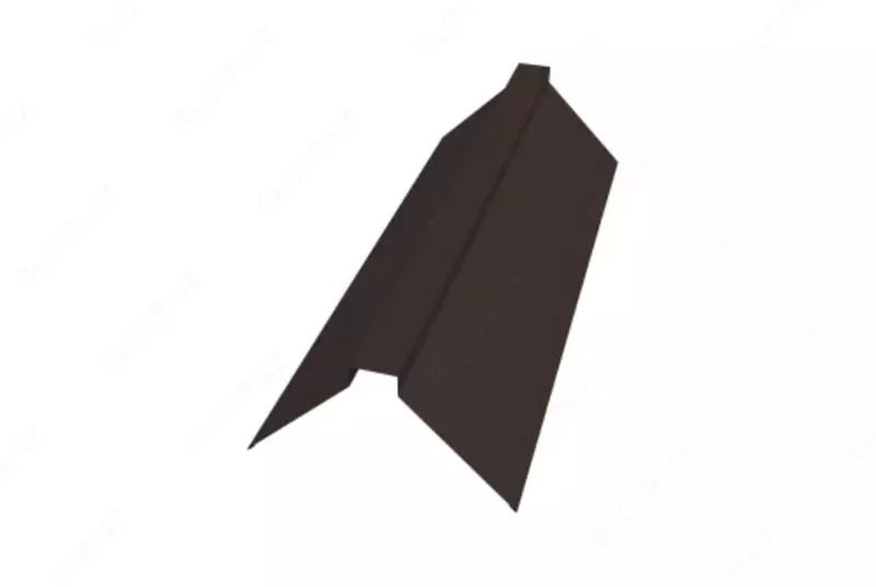 Планка конька плоского фигурная 115х115х2000 (VikingMP-01-8019-0.45)