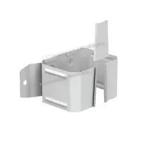 Держатель трубы МЕТАЛЛ ПРОФИЛЬ БЮДЖЕТ 76х102 (на дерево) Ral 9003