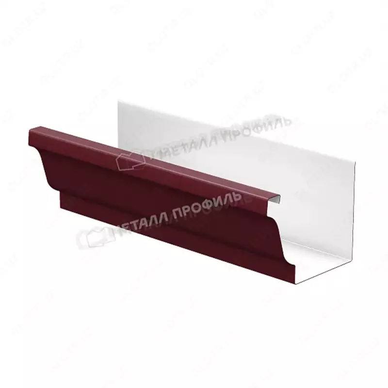Gutter METAL PROFIL BUDJET 120x86x3000 Ral 3005