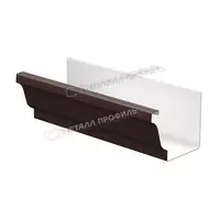 Gutter METAL PROFIL BUDJET 120x86x3000 Ral 8017