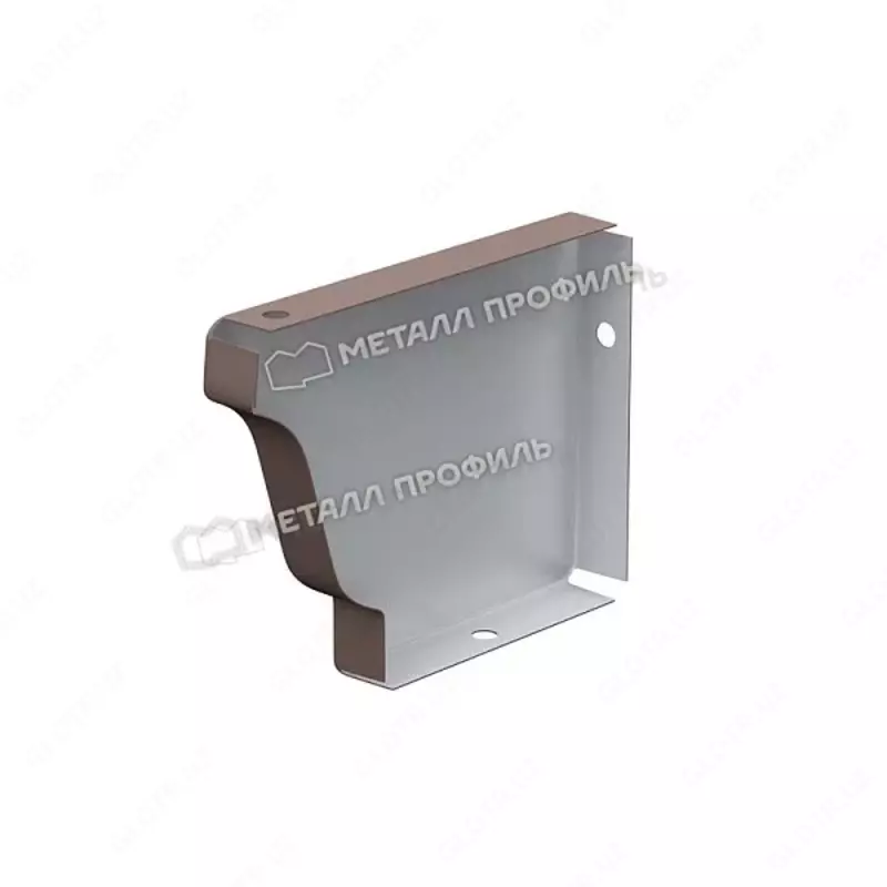 Olukli vilka METAL PROFILE BUDJET 120x86 chap Ral 8017