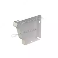 Olukli vilka METAL PROFILE BUDJET 120x86 chap Ral 9003