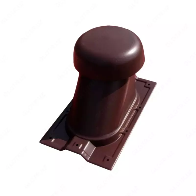 Выход универсальный 110/200 на профнастил МП-20 (8017)