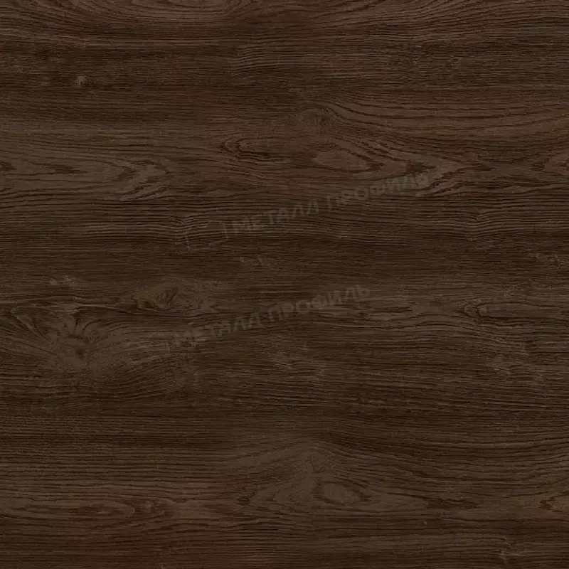  Планка снегозадержателя 95х65х2000 (ECOSTEEL_MA-01-МореныйДуб-0.5) - 