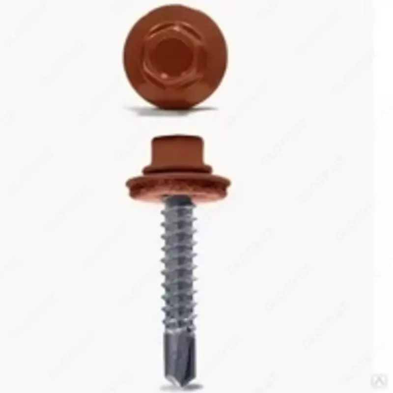 Саморез 4 8х35 ROOFRetail RAL8004 (медно-коричневый)