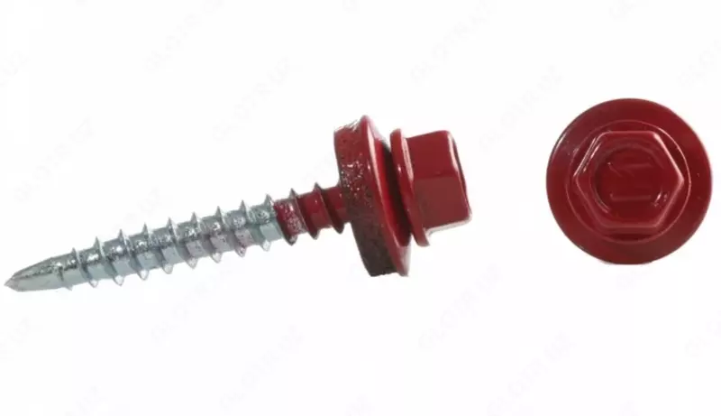 Саморез 4 8х50 ROOFRetail RAL3005 (красное вино)
