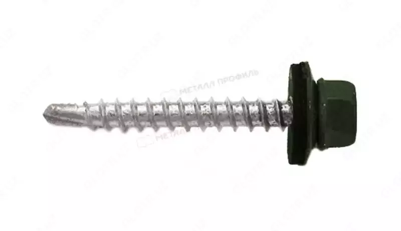  Саморез 4 8х50 ROOFRetail RAL6007 (бутылочно-зеленый) - 