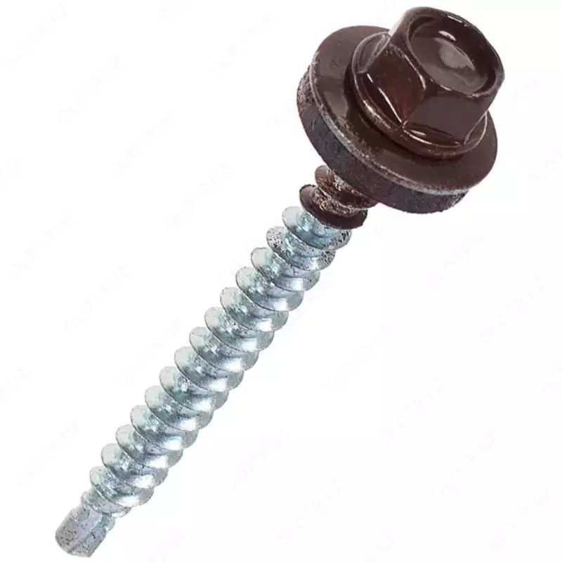 Саморез 4 8х50 ROOFRetail RR32 (темно-коричневый)