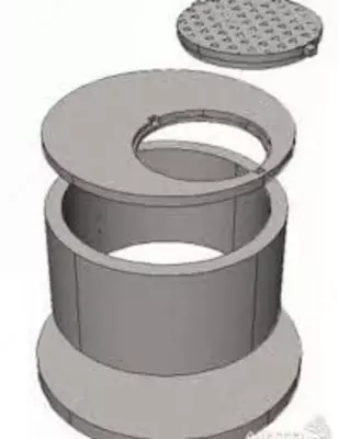 Плиты перекрытия колодцев 1ПП15-3