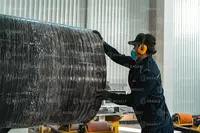  Труба с муфтой длиной 6 м. PN 1 атм. SN5000 DN1000 Basalt Uzbekistan