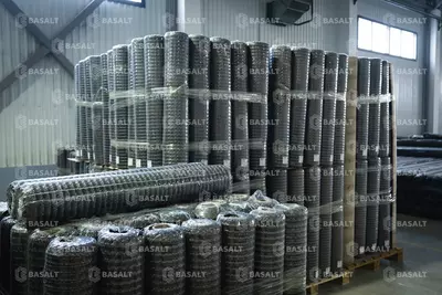 Базальтовая геосетка BASALT СБНП 150(40x40) Асфальтобетон