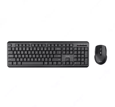 Клавиатура TRUST COMBO ODY WL RU BLACK