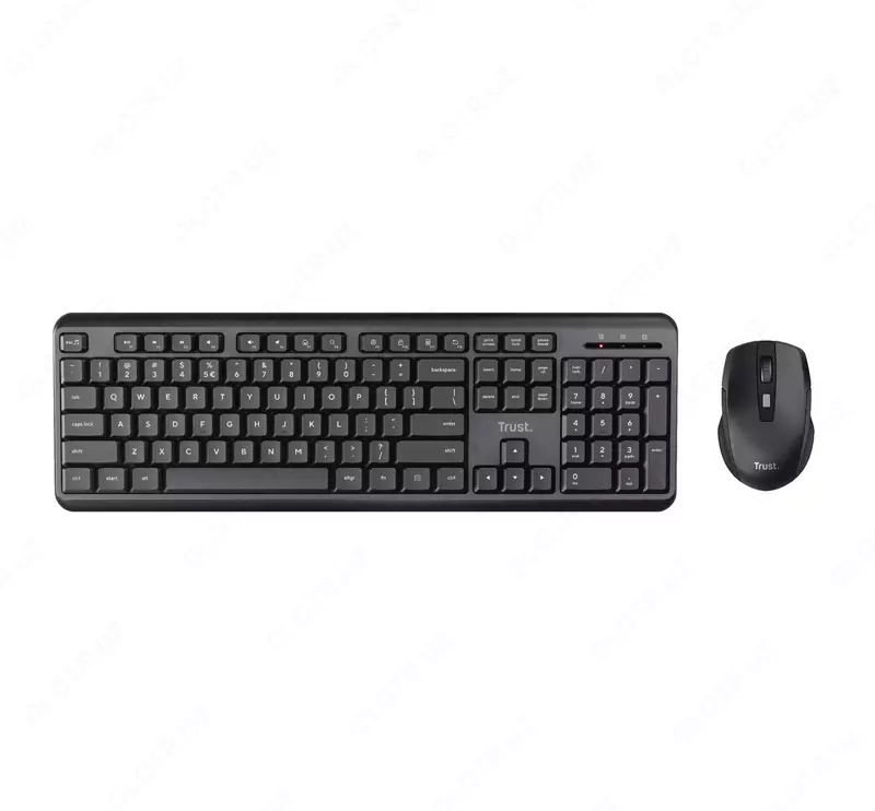 Клавиатура TRUST COMBO ODY WL RU BLACK