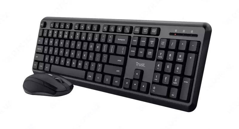 Клавиатура TRUST COMBO ODY WL RU BLACK - 