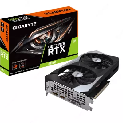  Видеокарта Gigabyte 8 GB Geforce RTX3050 Windforce OC - 