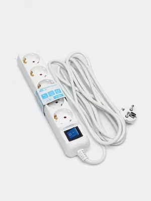 Сетевой фильтр 1.8 М 2E Surge protector 5X Schuko switch