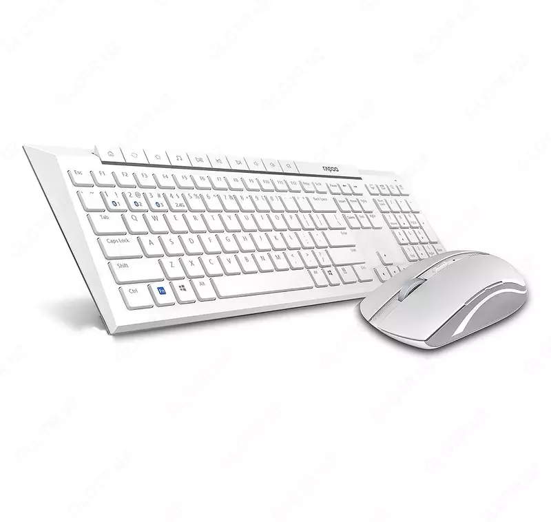 Klaviatura va sichqoncha Rapoo 8210 M White