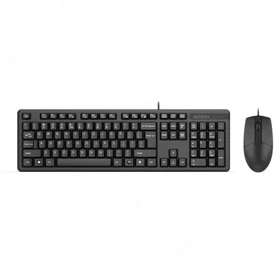  Клавиатура и мышь A4TECH KK 3330 Bk - 