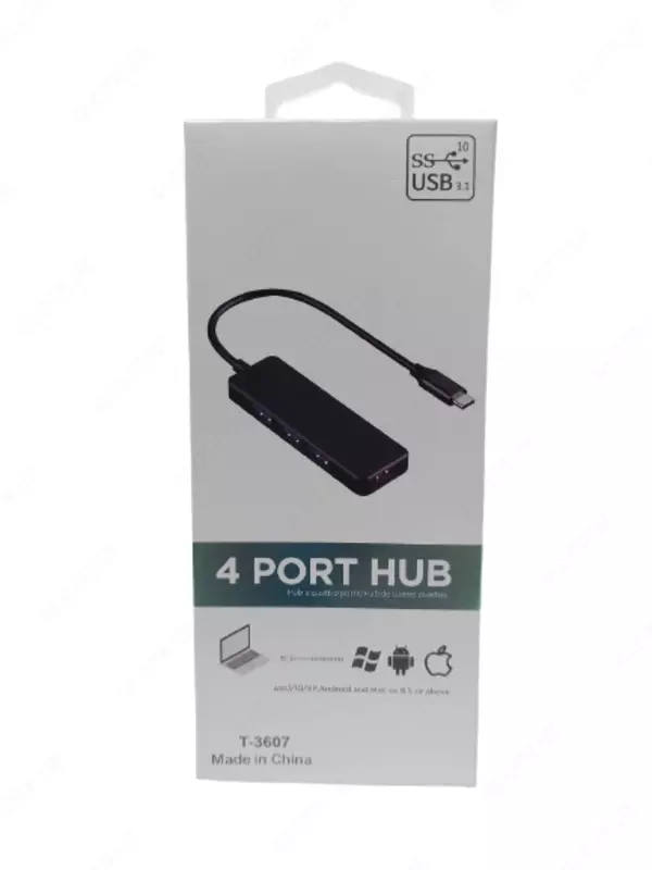  Разветвитель USB HUB T-3607 - 