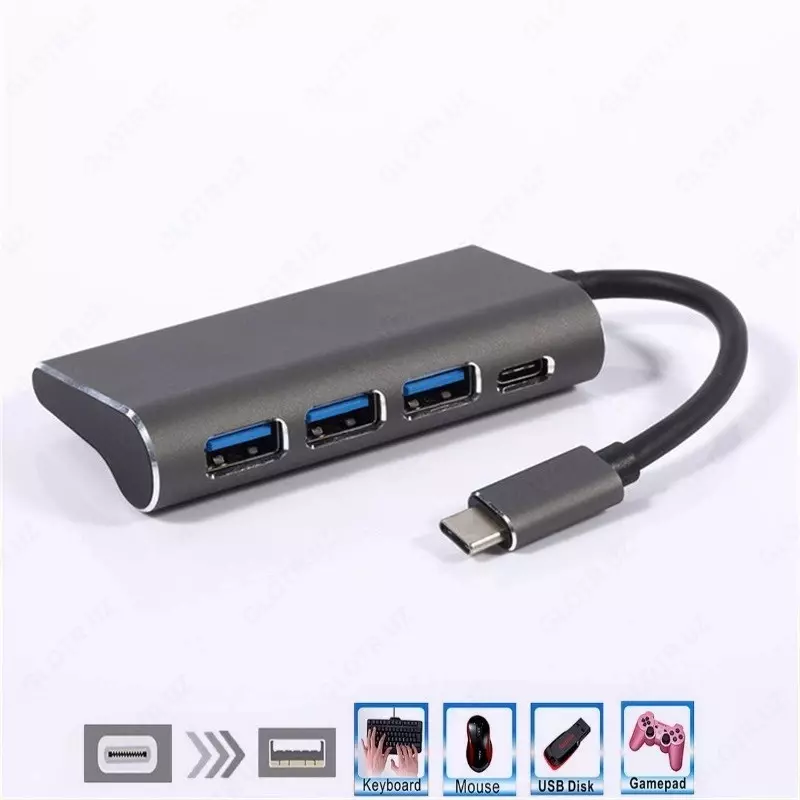  Разветвитель USB HUB T-3608 - 