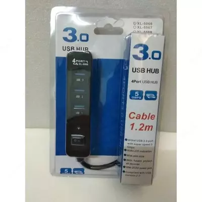  Разветвитель USB HUB 4 порт 5066 USB 3.0 - 