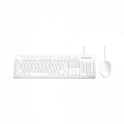 Клавиатура AVTECH PRO C304 White