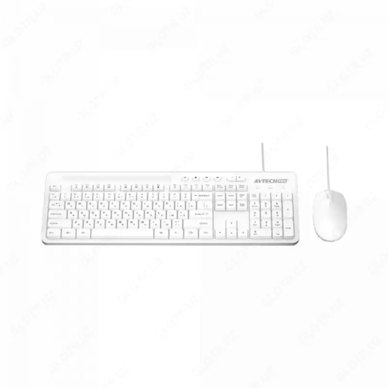 Клавиатура AVTECH PRO C304 White