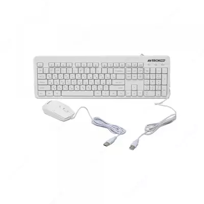  Клавиатура AVTECH PRO C304 White - 