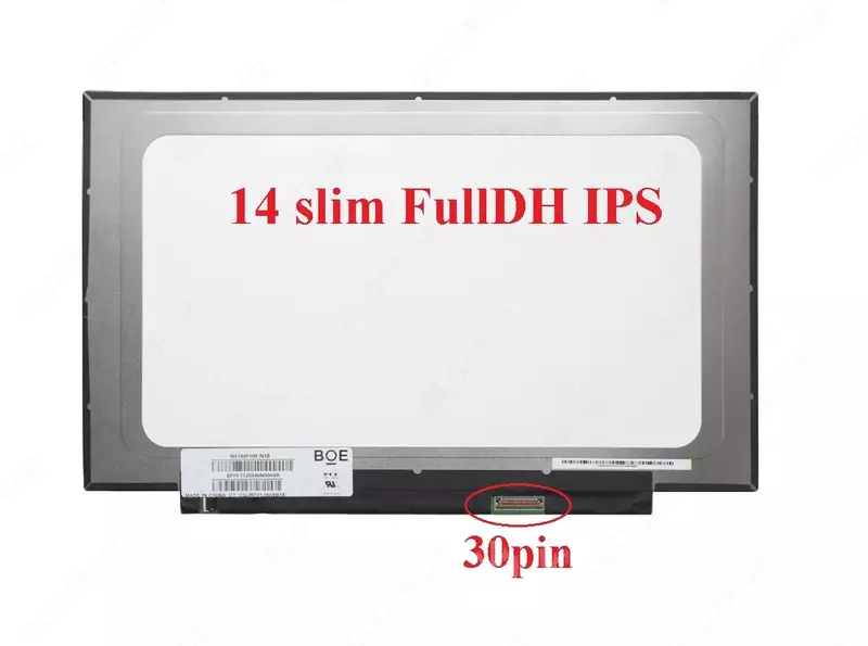 Экран для ноутбука 14 Slim 30 pin FHD IPS