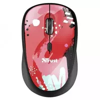 Мышь Trust Yvi WL Red Brush