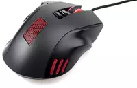  2E MG335 RGB Black kompyuter sichqonchasi - 