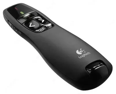 Logitech r400 taqdimoti uchun masofadan boshqarish pulti