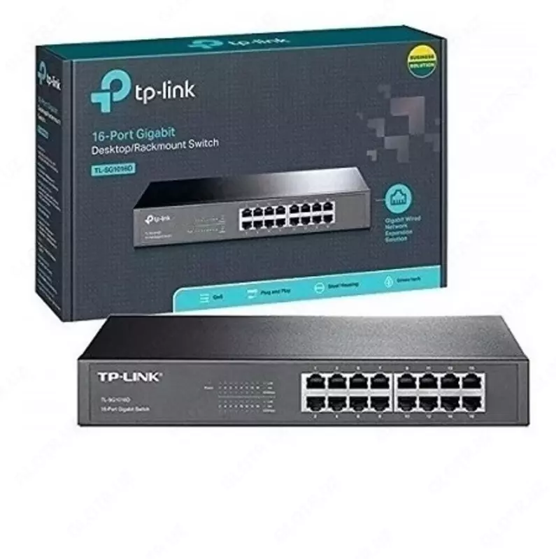 HUB 16 portini TP Link almashtiring - 
