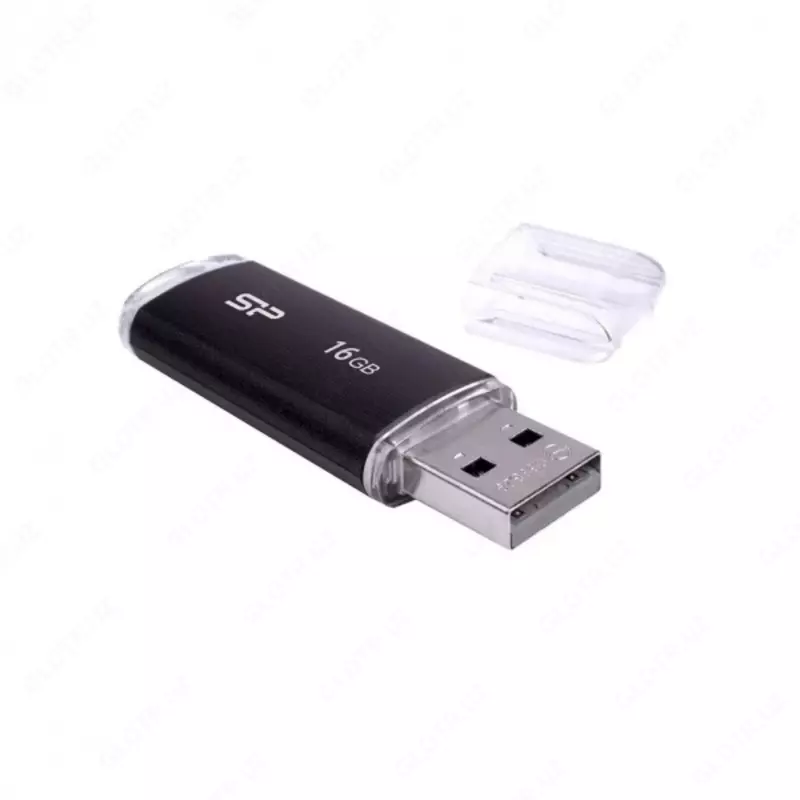 Флешка SP 16 GB U02 USB 2.0 - 