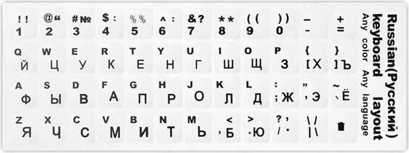 Noutbuk stikerlari oq matli