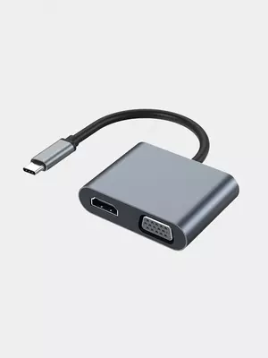 Переходник Type C to VGA - 125 000 сум / шт.