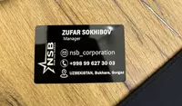 Metal Biznes card Karta
