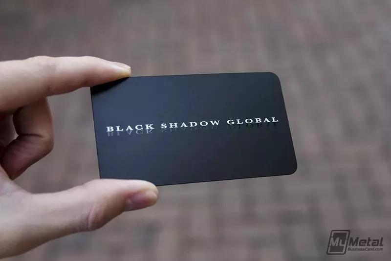  Metal Biznes card Karta - 