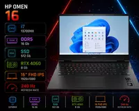 HP OMEN 16  Intel Core i7-13700HX  16 GB DDR5  512 GB SSD  NVIDIA GeForce RTX 4060 8 GB  16 Full HD IPS 240 Hz noutbuki