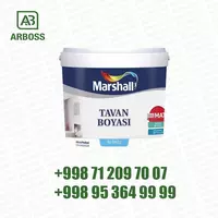 Shift uchun suv asosli boyoq MARSHALL TAVAN BOYASI 6 L