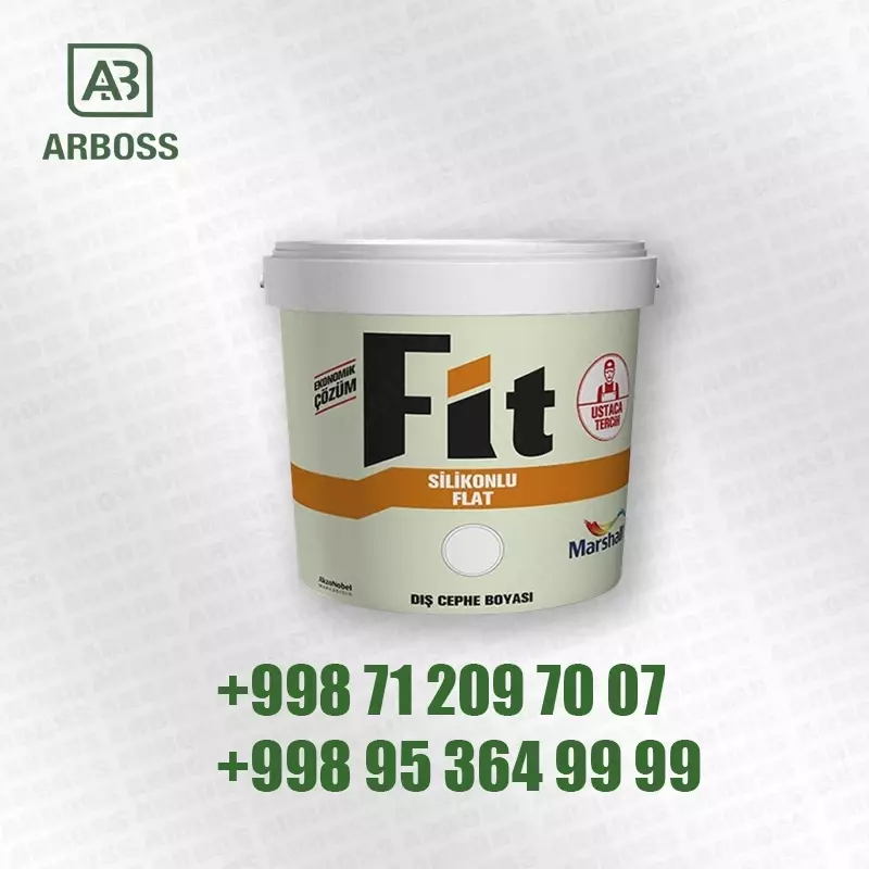 Fit silikonlu flat beyaz 2.5L
