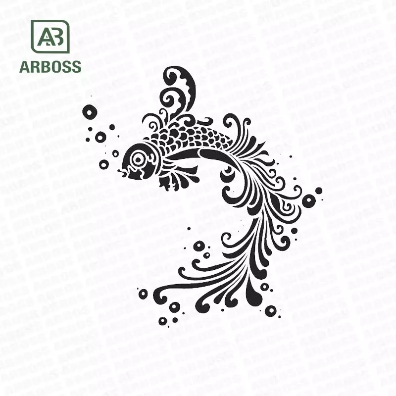 INDIAN DAMASK SHIVA ZEN ( STENCIL 60X60 )